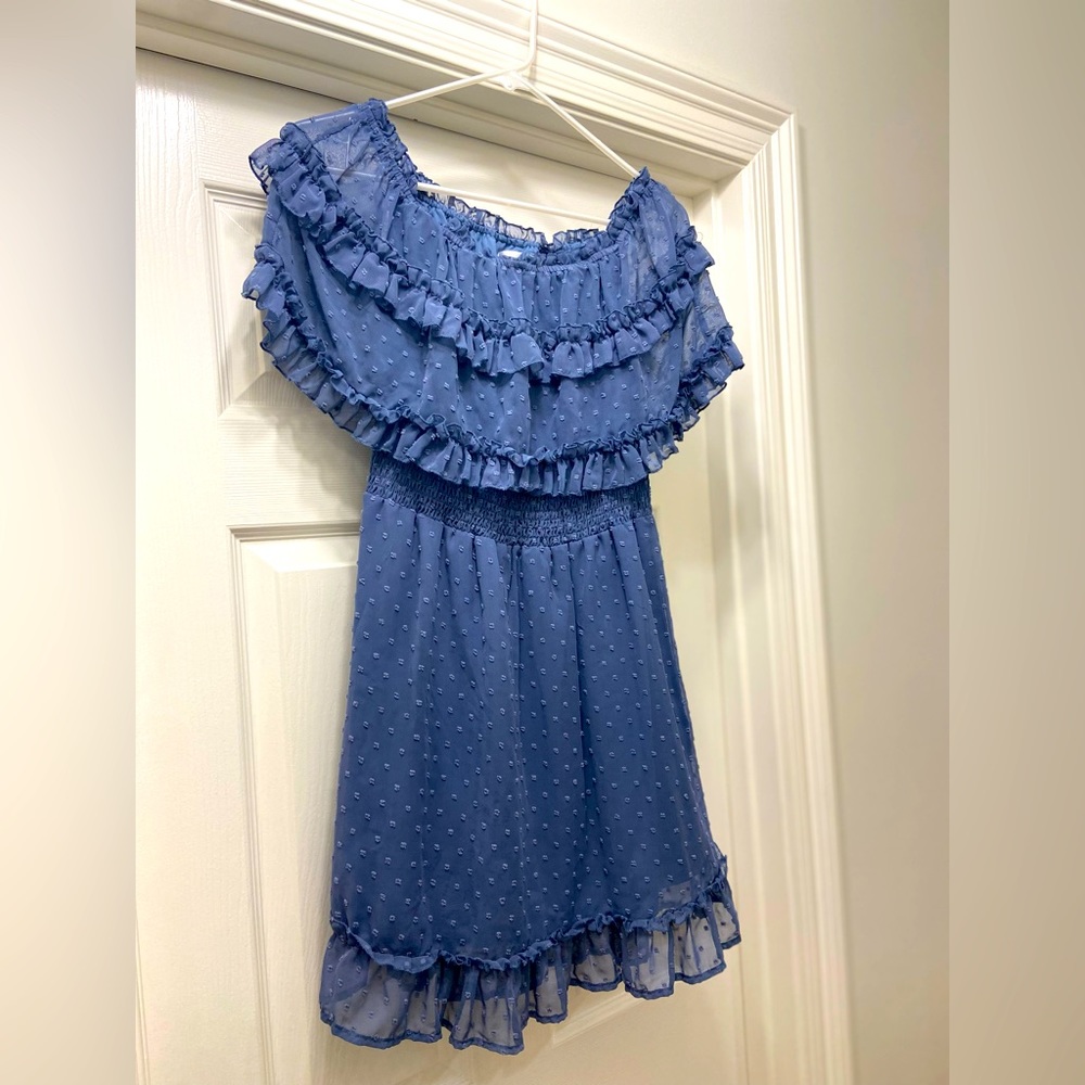 Hazel and Olive size small off the shoulder dress.